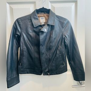 Faux leather jacket in perfect condition